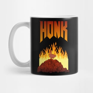 HONK - Peace Was Never An Option - Funny Goose Mug